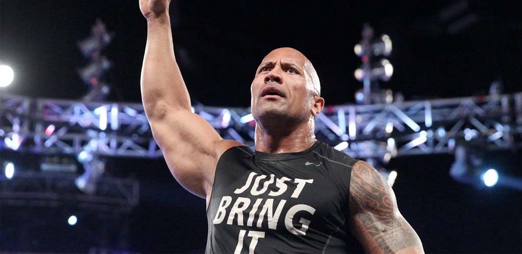 Dwayne Johnson already back filming after electric night at ...